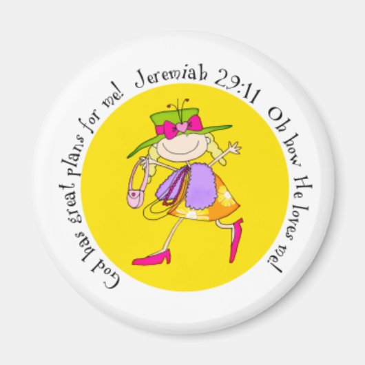 エレミヤ29:11磁石 マグネット (正面)