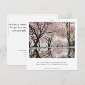 エレミヤ29:11神の約束スクリピックスカード 招待状 (正面/裏面)