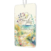 エレミヤ29:11神は計画を持っている カーエアーフレッシュナー (左)