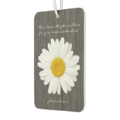 エレミヤ29:11聖書の聖句とデイジー素朴 カーエアーフレッシュナー (左)