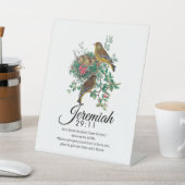 エレミヤ29:11聖書の聖句ウォールアート 台座サイン (インサイチュ)