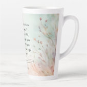 エレミヤ29:11聖書の詩のイメージ カフェラテマグ (右)