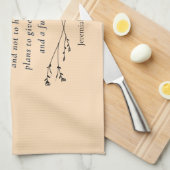 エレミヤ29:11聖書の詩のイメージ キッチンタオル (四つ折り)