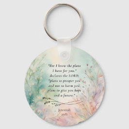 エレミヤ29:11聖書の詩のイメージ キーホルダー