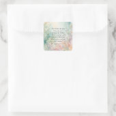 エレミヤ29:11聖書の詩のイメージ スクエアシール (バッグ)