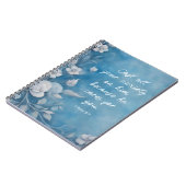 エレミヤ29:11聖書の詩のイメージ ノートブック (左側)