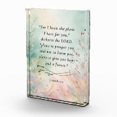 エレミヤ29:11聖書の詩のイメージ フォトブロック (右)