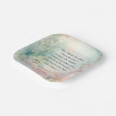 エレミヤ29:11聖書の詩のイメージ ペーパープレート (傾斜あり)