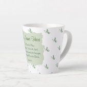 エレミヤ29:11聖書の詩をパーソナライズする カフェラテマグ (右アングル)