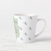 エレミヤ29:11聖書の詩をパーソナライズする カフェラテマグ (右)