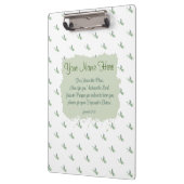 エレミヤ29:11聖書の詩をパーソナライズする クリップボード (左)