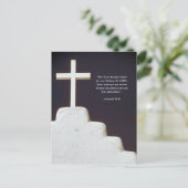 エレミヤ29:11聖書の詩 ポストカード (スタンド正面)