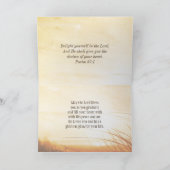 エレミヤ29:11 "わたしは計画を知っている"卒業 カード (内部)