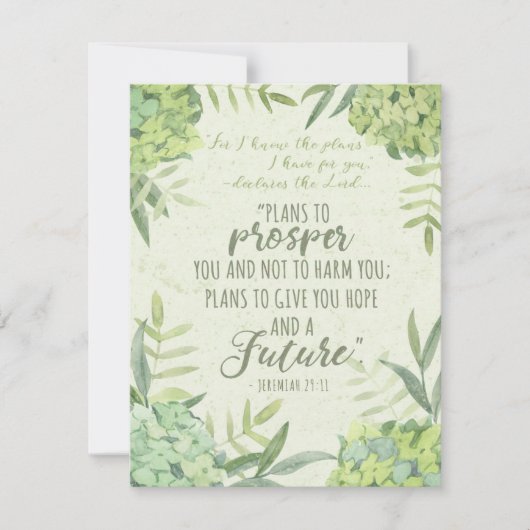 エレミヤ29:11 シーズンカード (正面)