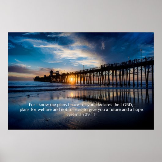 エレミヤ29:11 ポスター (正面)