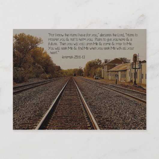 エレミヤ29:11 ポストカード (正面)