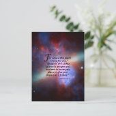 エレミヤ29:11 ポストカード (スタンド正面)