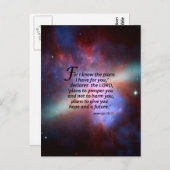 エレミヤ29:11 ポストカード (正面/裏面)