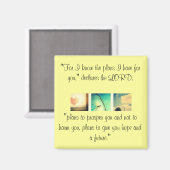 エレミヤ29:11 マグネット (正面/裏面)