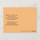 エレミヤ29:11 祝卒業 ポストカード (裏面)