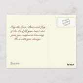 エレミヤ29:11、私はあなたのために持っている計画を知っている ポストカード (裏面)