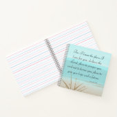 エレミヤ29:11 – 私は知っているプランアクアビーチ ノートブック (内部)