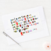 エレミヤ29:11 長方形シール (封筒)