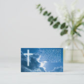 エレミヤ29; 11-14 | Blue Christian 名刺 (スタンド正面)