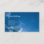 エレミヤ29; 11-14 | Blue Christian 名刺 (裏面)