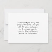 エレミヤ29:13あなたがたのハートを平らにして、わたしを求めなさい カード (裏面)