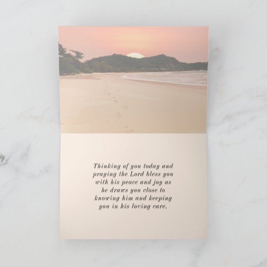 エレミヤ29:13あなたがたの聖書をすべて持って、わたしを求めなさい カード (内部)