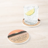 エレミヤ29:13あなたがたの聖書をすべて持って、わたしを求めなさい コースター (側面)