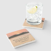 エレミヤ29:13あなたがたの聖書をすべて持って、わたしを求めなさい ストーンコースター (横)