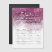 エレミヤ29:13磁気カレンダー (正面/裏面)