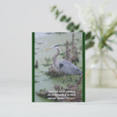 エレミヤ29:13聖なる書物、 経典はがき ポストカード (スタンド正面)