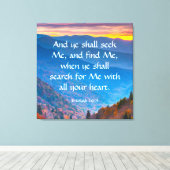 エレミヤ29:13 キャンバスプリント (インサイチュ (ウッドフロア))