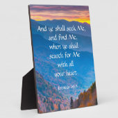 エレミヤ29:13 フォトプラーク (側面)