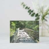 エレミヤ29:13 ポストカード (スタンド正面)