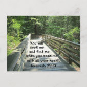 エレミヤ29:13 ポストカード (正面)