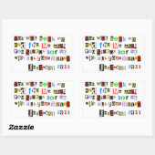 エレミヤ29:13 長方形シール (シート)