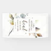 エレミヤ30 17私はあなたの傷を癒す聖書の聖句 横断幕 (横)