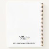 エレミヤ30:2ソフトカバー祈りの言葉ジャーナル ノートブック (裏面)