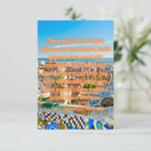 エレミヤ31:13 KJVバイブル聖句Pic Flat Greeting カード (スタンド正面)