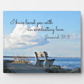 エレミヤ31:3わたしは永遠のあなたを愛してきた フォトプラーク (正面)