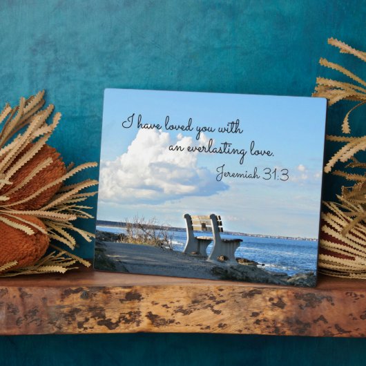 エレミヤ31:3わたしは永遠のあなたを愛してきた フォトプラーク (側面)