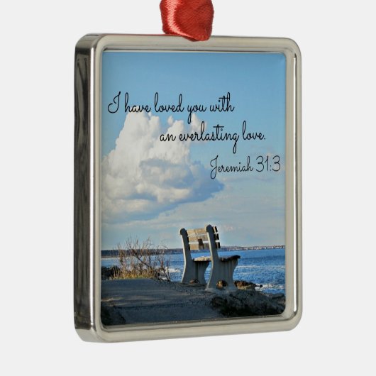 エレミヤ31:3わたしは永遠のあなたを愛してきた メタルオーナメント (右)