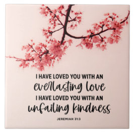 エレミヤ31:3わたしは聖書の聖句を愛した タイル