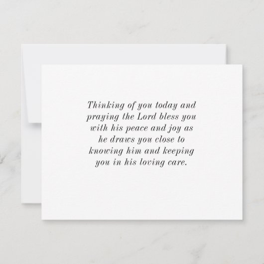 エレミヤ31:3わたしは、あなたがたを愛した聖書フラットカード (裏面)