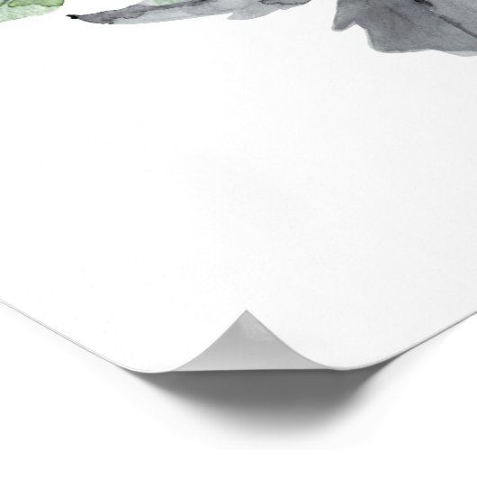 エレミヤ31:3わたしは、あなたがたを愛し、永遠の愛を愛した ポスター (角)