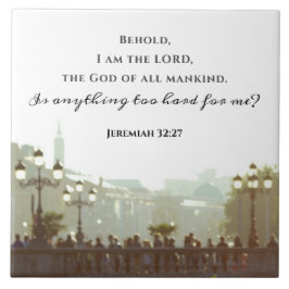 エレミヤ32:27わたしに懸命は何か。 タイル